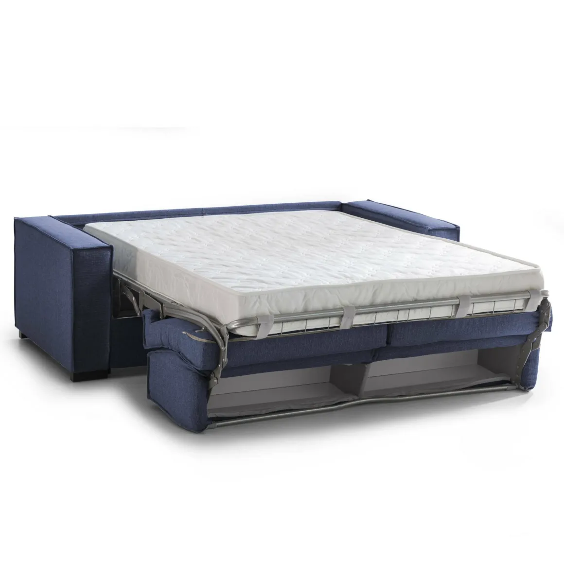 Divano letto contenitore blu 180x95cm - Alano
