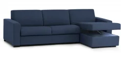 Divano letto contenitore blu 260x95cm - Allegria