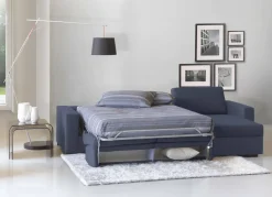 Divano letto contenitore blu 260x95cm - Allegria