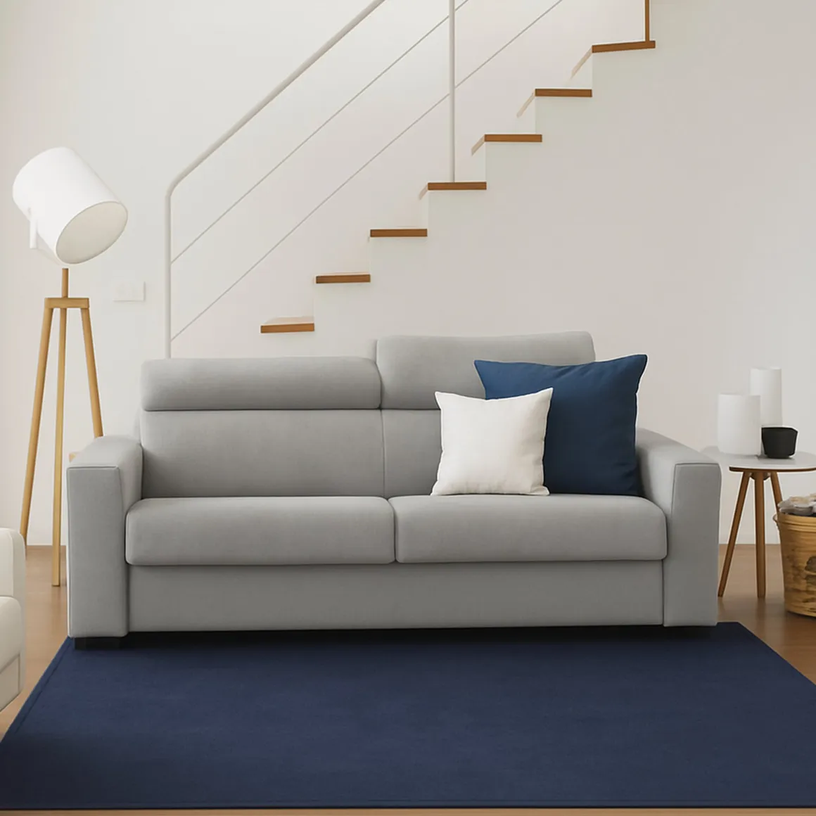 Divano letto contenitore grigio 180x95cm - Aieie