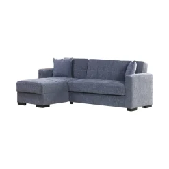 Divano letto contenitore grigio 227x150cm - Armadillo