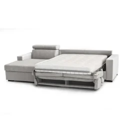 Divano letto contenitore grigio 280x95cm - Alibabah