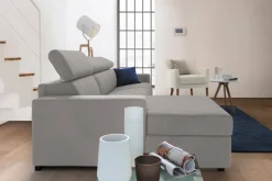 Divano letto contenitore grigio 280x95cm - Alibabah