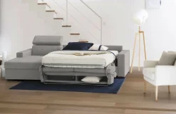 Divano letto contenitore grigio 280x95cm - Alibabah