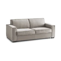 Divani Letto 2 Posti|Salotto > Dmora Divano letto contenitore tortora 160x95cm - Alk Grigio Tortora