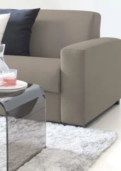 Divano letto contenitore tortora 280x95cm - Aika