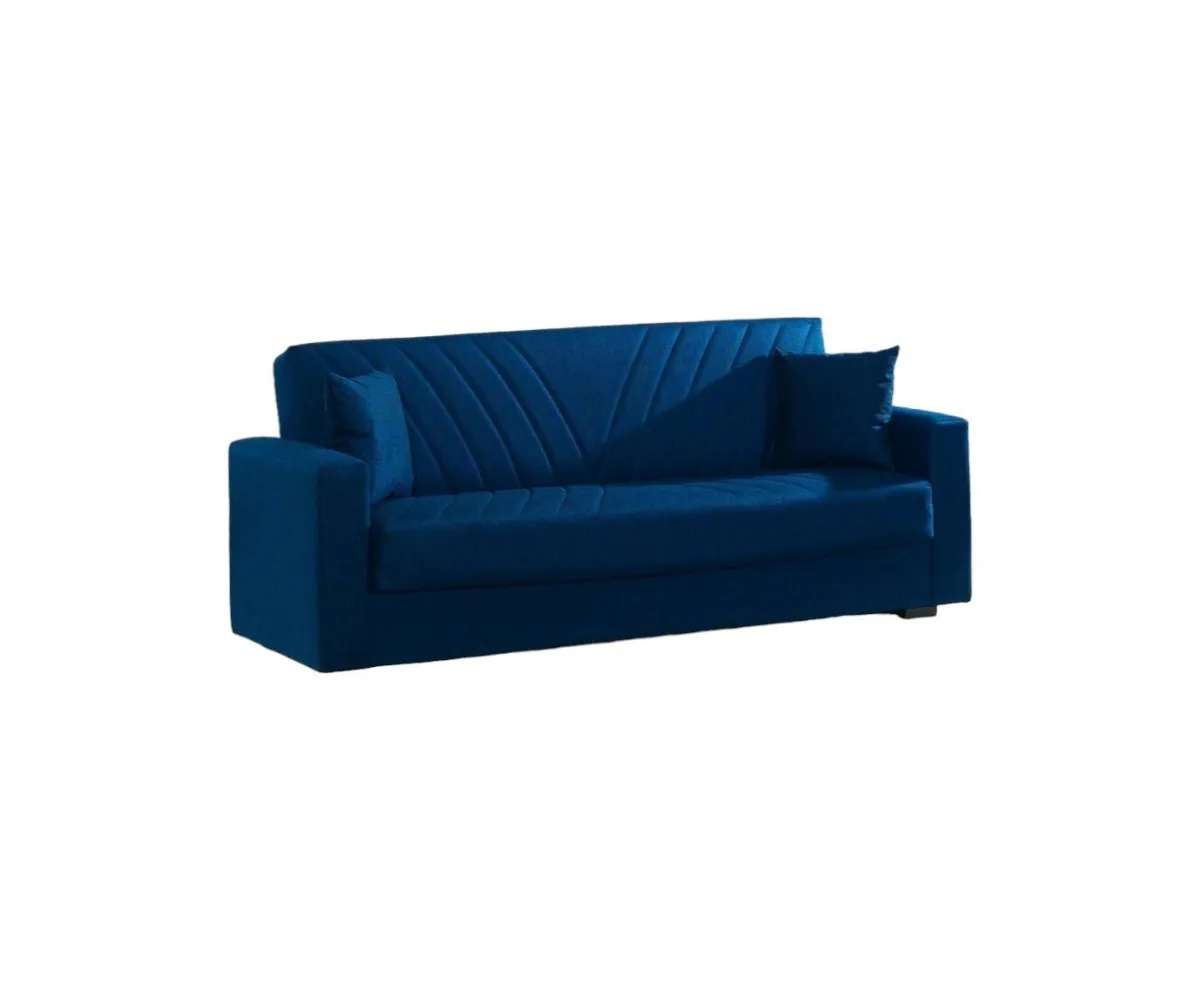 Divani Letto 3 Posti|Salotto > Dmora Divano letto design 214x81cm - Adda Blu