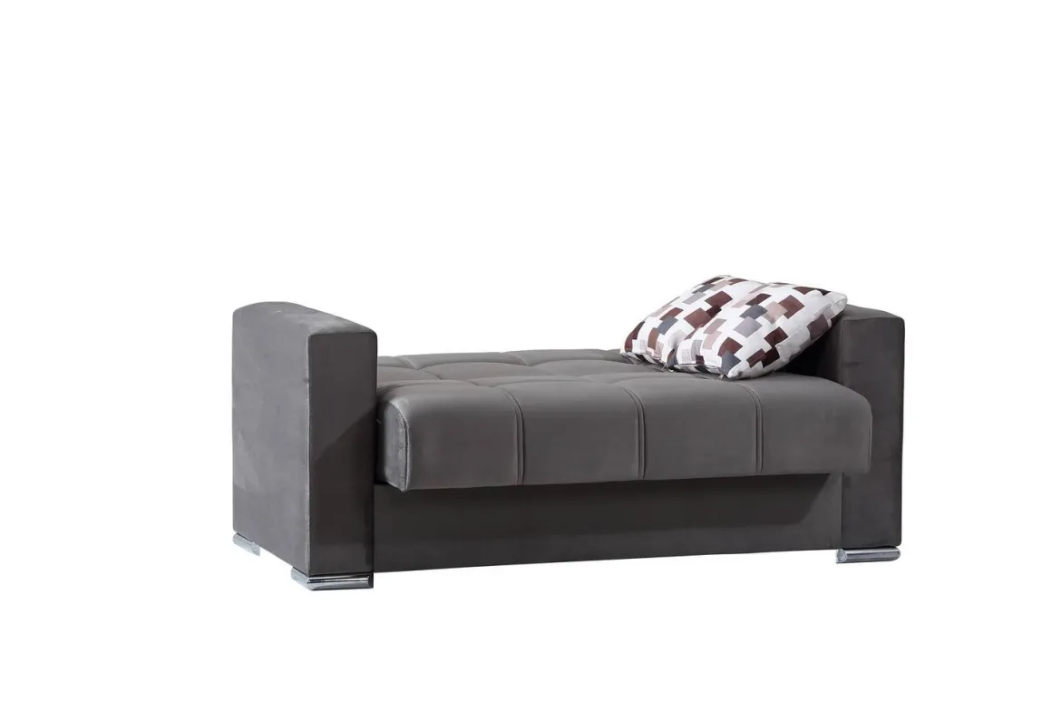 Divano letto design grigio 160x85cm - Anikide