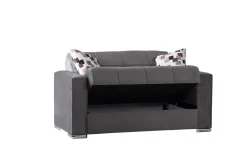 Divano letto design grigio 160x85cm - Anikide