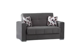 Divano letto design grigio 160x85cm - Anikide