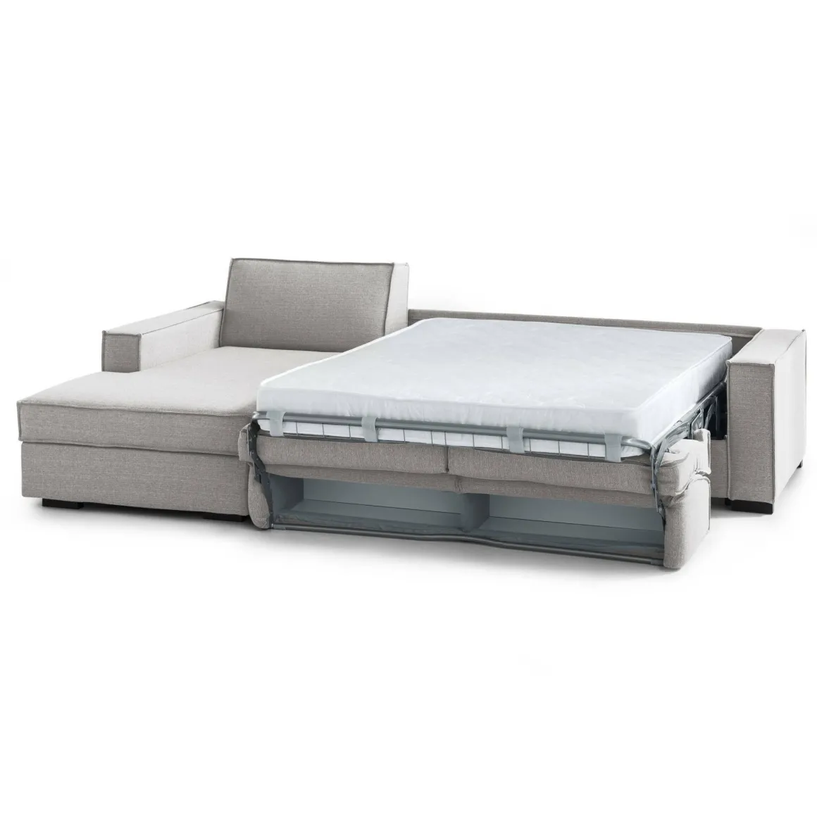 Divano letto due piazze grigio 280x95cm - Allaida