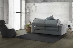 Divano letto due piazze grigio 280x95cm - Allaida