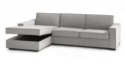 Divano letto due piazze grigio 280x95cm - Allaida