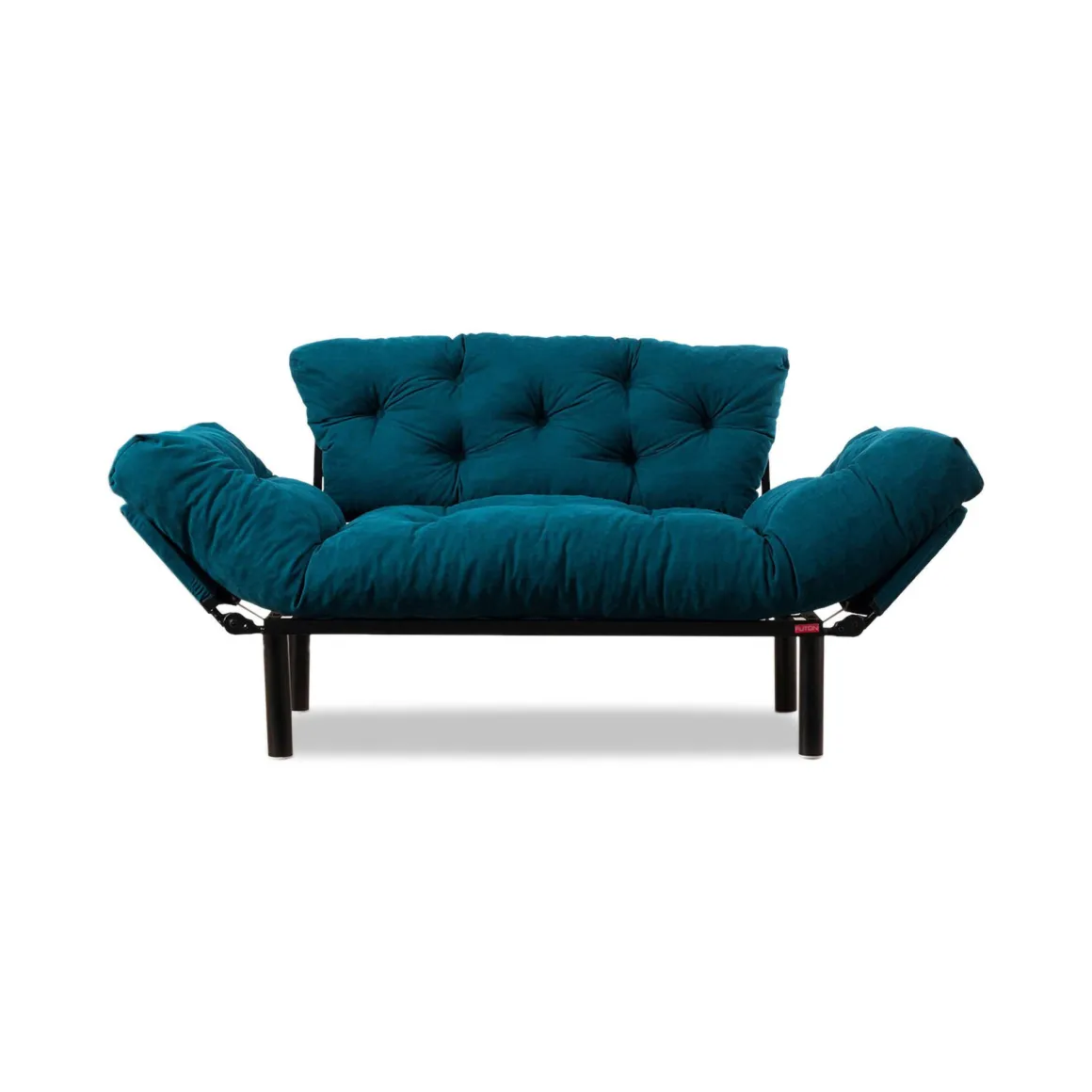 Divano letto economico azzurro 155x70cm - Guchol