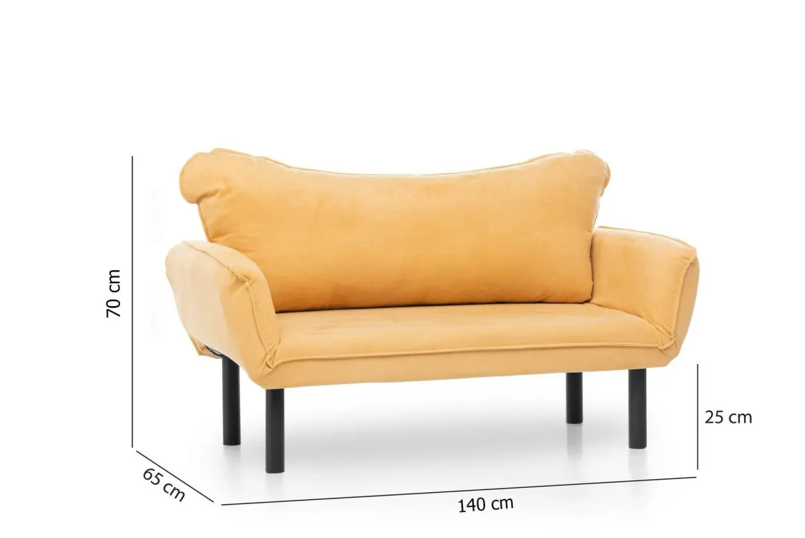 Divani Letto 2 Posti|Divano Contenitore Letto > Dmora Divano letto economico design 155x70cm - Guchol Multicolore
