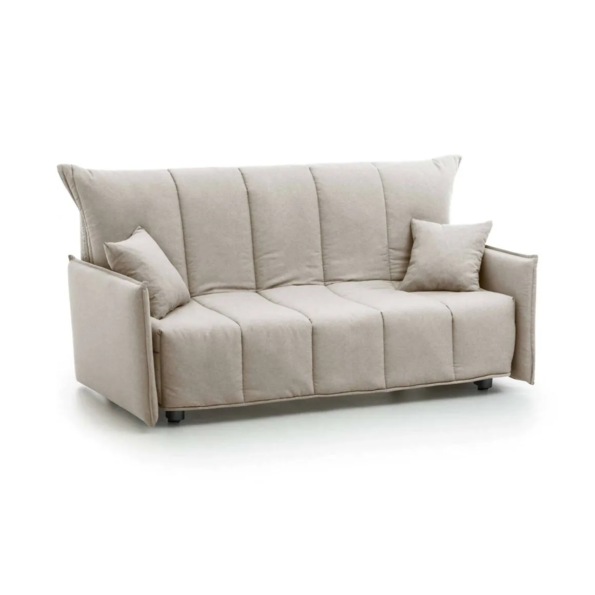 Divano letto elegante beige 150x90cm - Alaric
