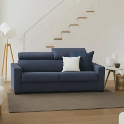 Divani Letto 2 Posti|Salotto > Dmora Divano letto idrorepellente 200x95cm - Amalfi Blu