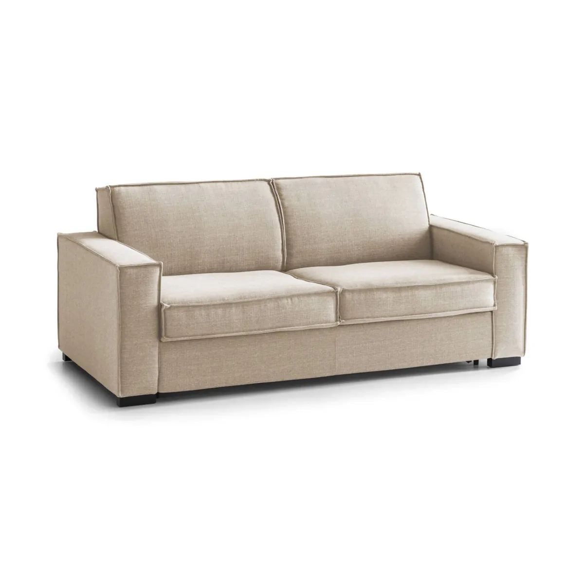 Salotto|Divano Contenitore Letto > Dmora Divano letto indeformabile 200x95cm - Amapola Beige