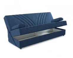 Divani Letto 3 Posti|Salotto > Dmora Divano letto in legno 181x81cm - Apicella Blu