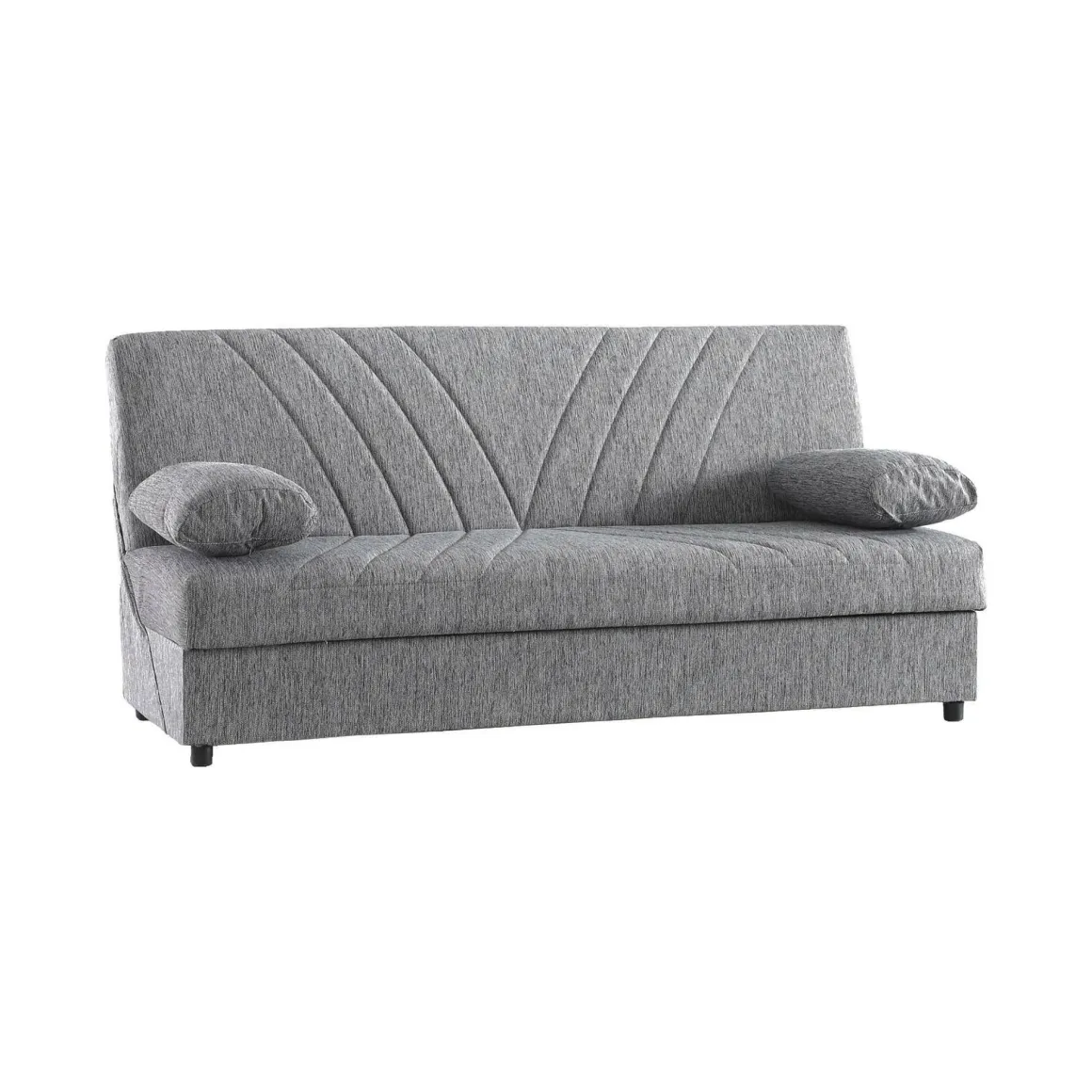 Divano letto in legno grigio 181x81cm - Apicella