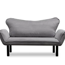 Divani Letto 2 Posti|Divano Contenitore Letto > Dmora Divano letto in metallo 140x65cm - Hone Grigio