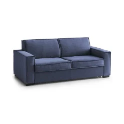 Divani Letto 2 Posti|Salotto > Dmora Divano letto in tessuto 180x95cm - Alisa Blu