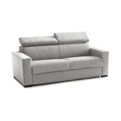 Divani Letto 2 Posti|Salotto > Dmora Divano letto in tessuto 200x95cm - Amalfi Grigio