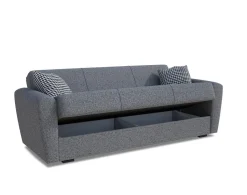 Divani Letto 3 Posti|Salotto > Dmora Divano letto matrimoniale 223x80cm - Nox Grigio