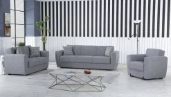 Divani Letto 3 Posti|Salotto > Dmora Divano letto matrimoniale 223x80cm - Nox Grigio