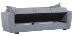 Divani Letto 3 Posti|Salotto > Dmora Divano letto matrimoniale 223x80cm - Nox Grigio