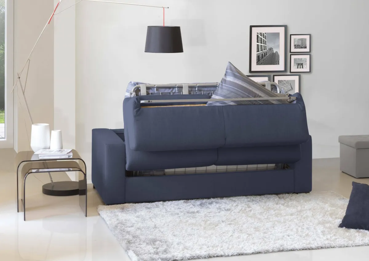 Divani Letto 2 Posti|Salotto > Dmora Divano letto moderno 180x95cm - Akito Blu