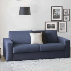 Divani Letto 3 Posti|Salotto > Dmora Divano letto moderno 220x95cm - Estia Blu