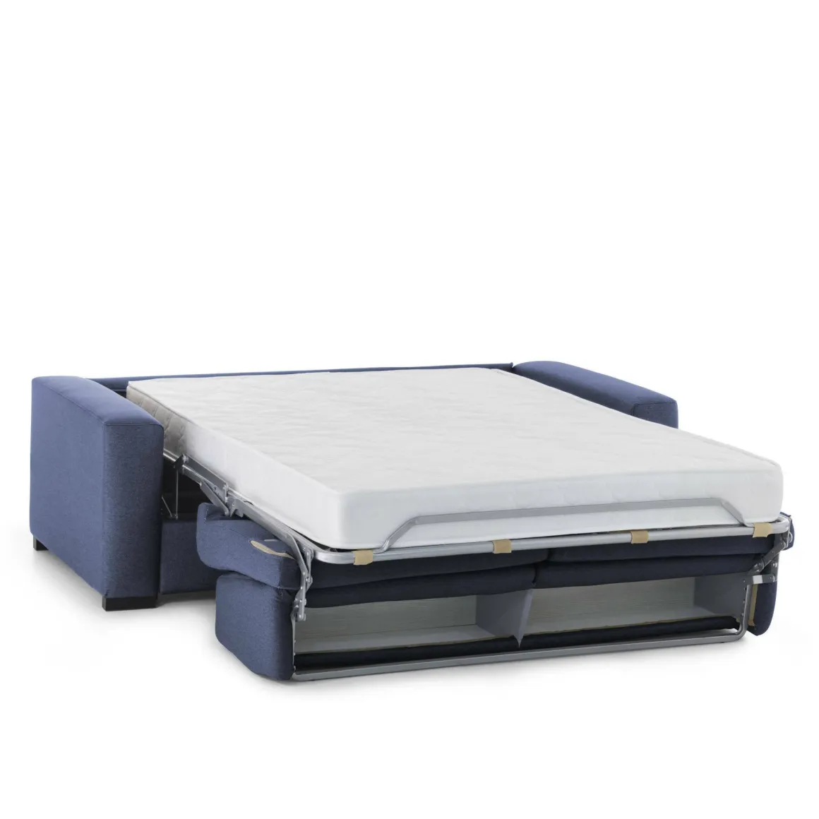 Divano letto moderno blu 200x95cm - Zinnia