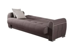 Divani Letto 3 Posti|Salotto > Dmora Divano letto moderno 224x85cm - Alfo Grigio Chiaro