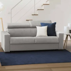 Divano letto moderno grigio 160x95cm - Alinia