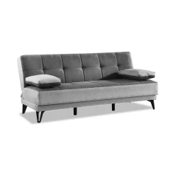 Divano letto moderno grigio 190x87cm - Aborigeni