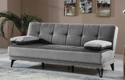 Divano letto moderno grigio 190x87cm - Aborigeni