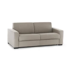 Divani Letto 2 Posti|Salotto > Dmora Divano letto moderno tortora 160x95cm - Alcatraz Grigio Tortora