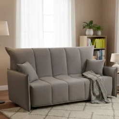 Divani Letto 2 Posti|Salotto > Dmora Divano letto per ospiti 150x90cm - Alaric Grigio