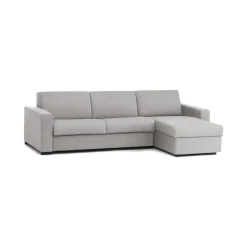 Divano letto per ospiti grigio 280x95cm - Aika