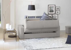 Divano letto per ospiti grigio 280x95cm - Aika