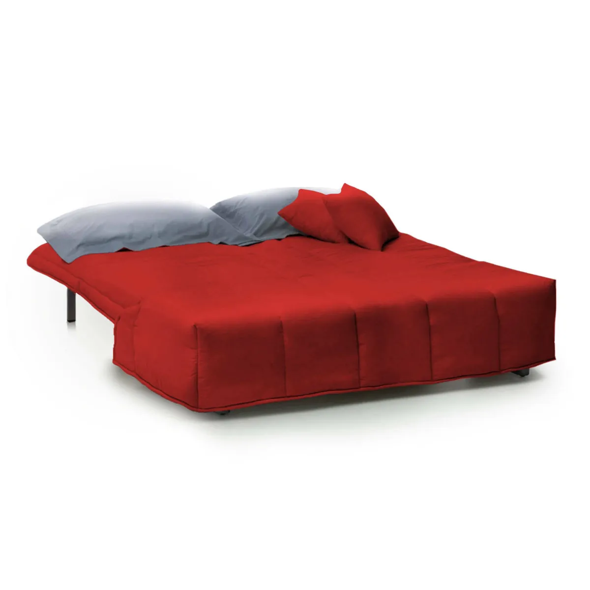 Divani Letto 3 Posti|Salotto > Dmora Divano letto per ospiti 165x90cm - Antal Rosso