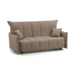 Divano letto per ospiti tortora 150x90cm - Alaric