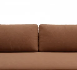 Divani Letto 2 Posti|Divano Contenitore Letto > Dmora Divano Letto 2 Posti Contenitore Cuscini Sfoderabili 210x106 cm, Reclinabile - Brugnato Arancione