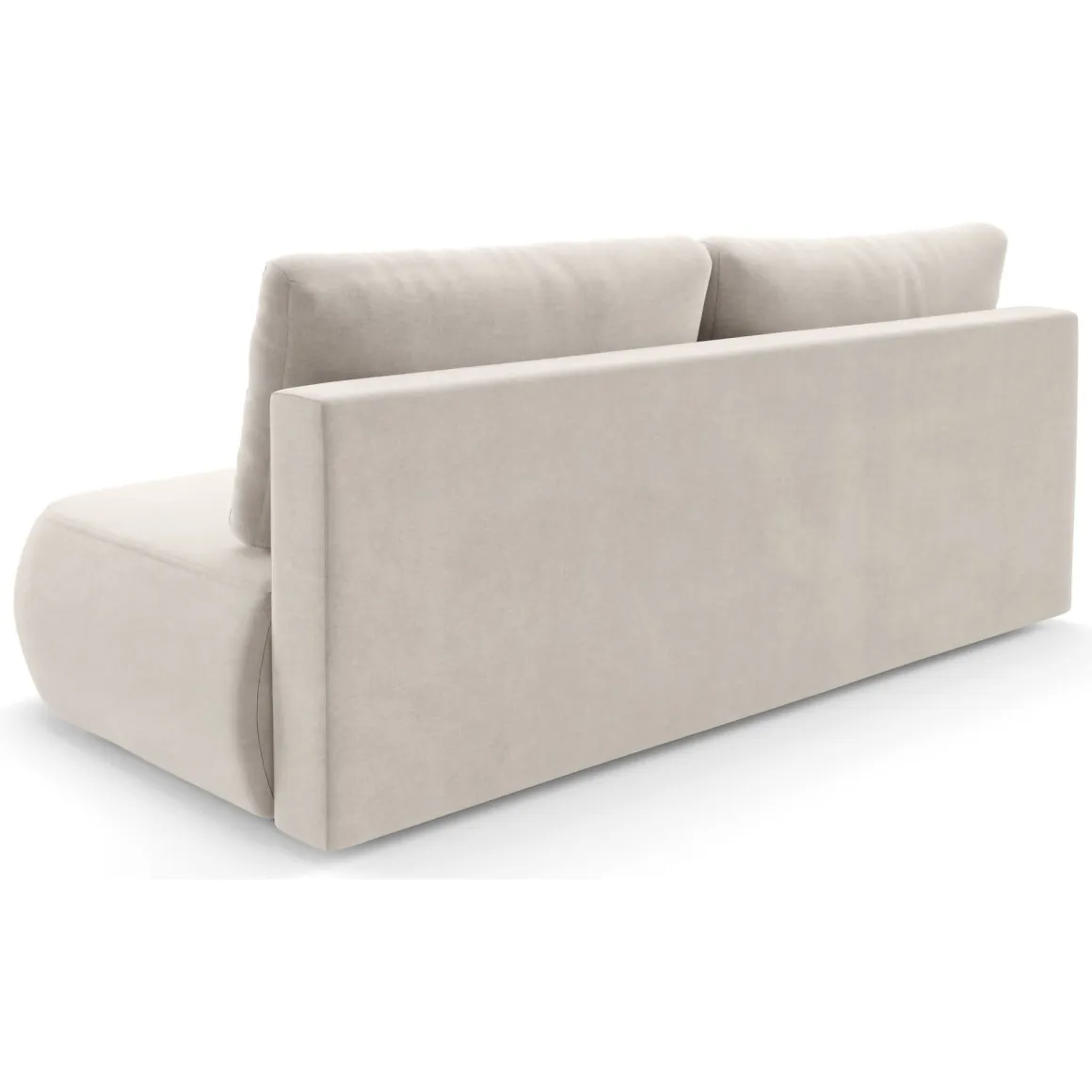 Divani Letto 2 Posti|Divano Contenitore Letto > Dmora Divano Letto 2 Posti Contenitore di Apertura a Libro 266x121 cm, Reclinabile - Golgi Beige Chiaro