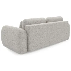 Divani Letto 3 Posti|Divano Contenitore Letto > Dmora Divano Letto 3 Posti Contenitore di Apertura a Libro 266x121 cm, Reclinabile - Sessame Beige Chiaro