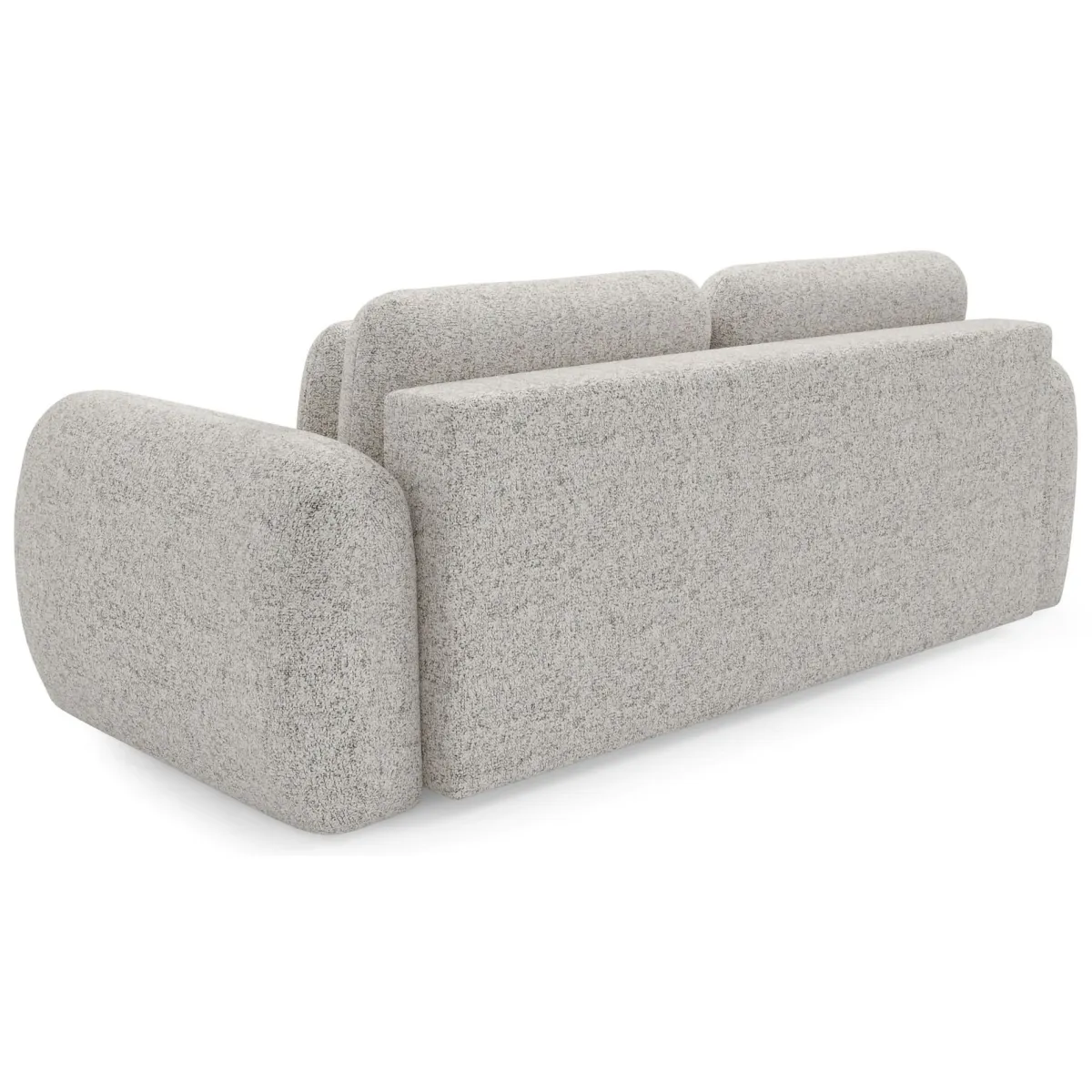 Divani Letto 3 Posti|Divano Contenitore Letto > Dmora Divano Letto 3 Posti Contenitore di Apertura a Libro 266x121 cm, Reclinabile - Sessame Beige Chiaro