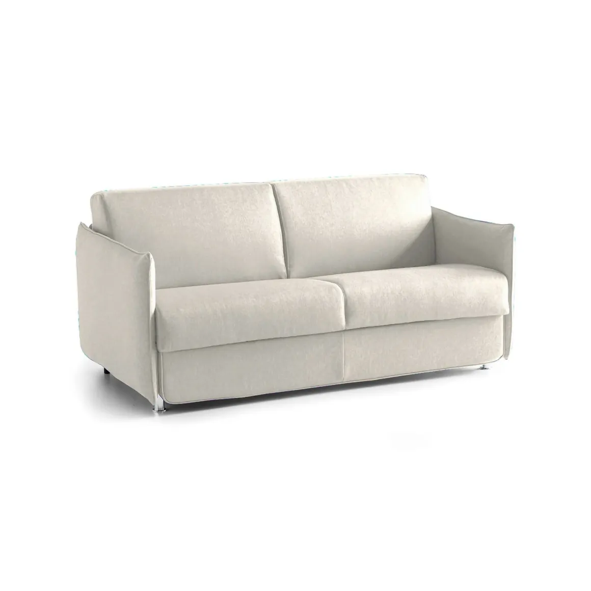 Divani Letto 2 Posti|Divano Contenitore Letto > Dmora Divano Letto 2 Posti Sfoderabile Contenitore 185x95 cm, di Apertura a Ribalta Made in Italy - Rigolato Beige