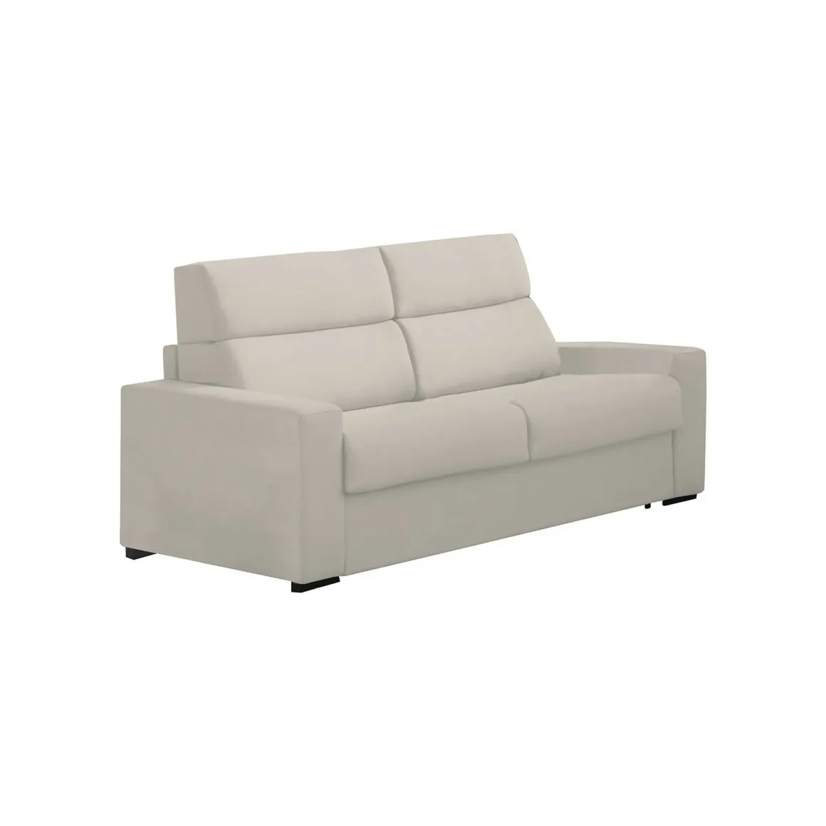 Divani Letto 2 Posti|Divano Contenitore Letto > Dmora Divano Letto 2 Posti Sfoderabile Contenitore 205x95 cm, di Apertura a Ribalta Made in Italy - Biscossi Beige