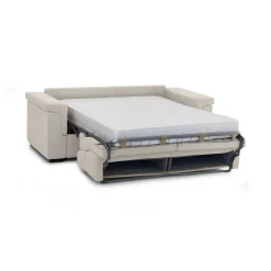 Divani Letto 2 Posti|Divano Contenitore Letto > Dmora Divano Letto 2 Posti Sfoderabile Contenitore 205x95 cm, di Apertura a Ribalta Made in Italy - Contrada Beige